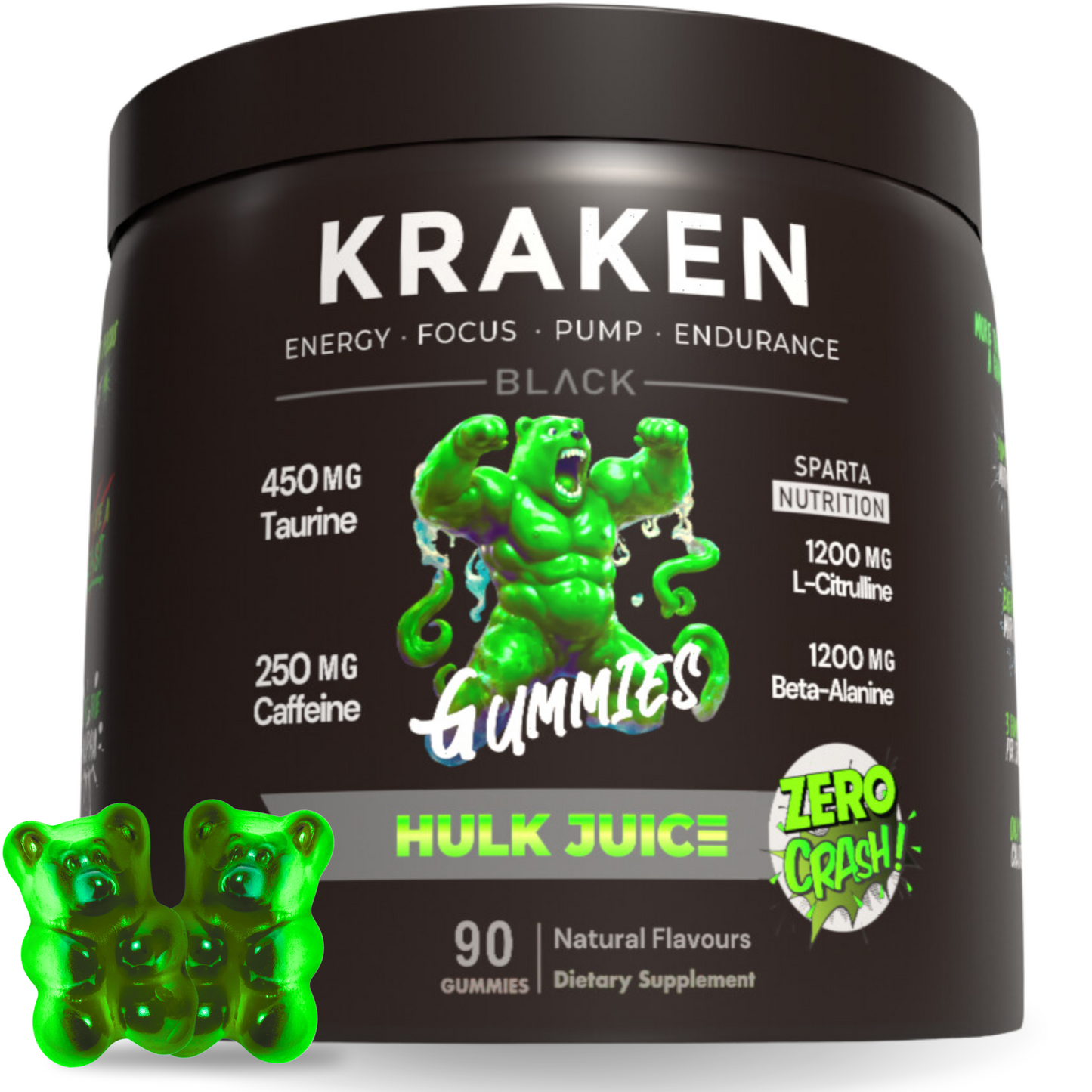 Kraken - Stim Pre Workout Gummies 60 Serves image 0