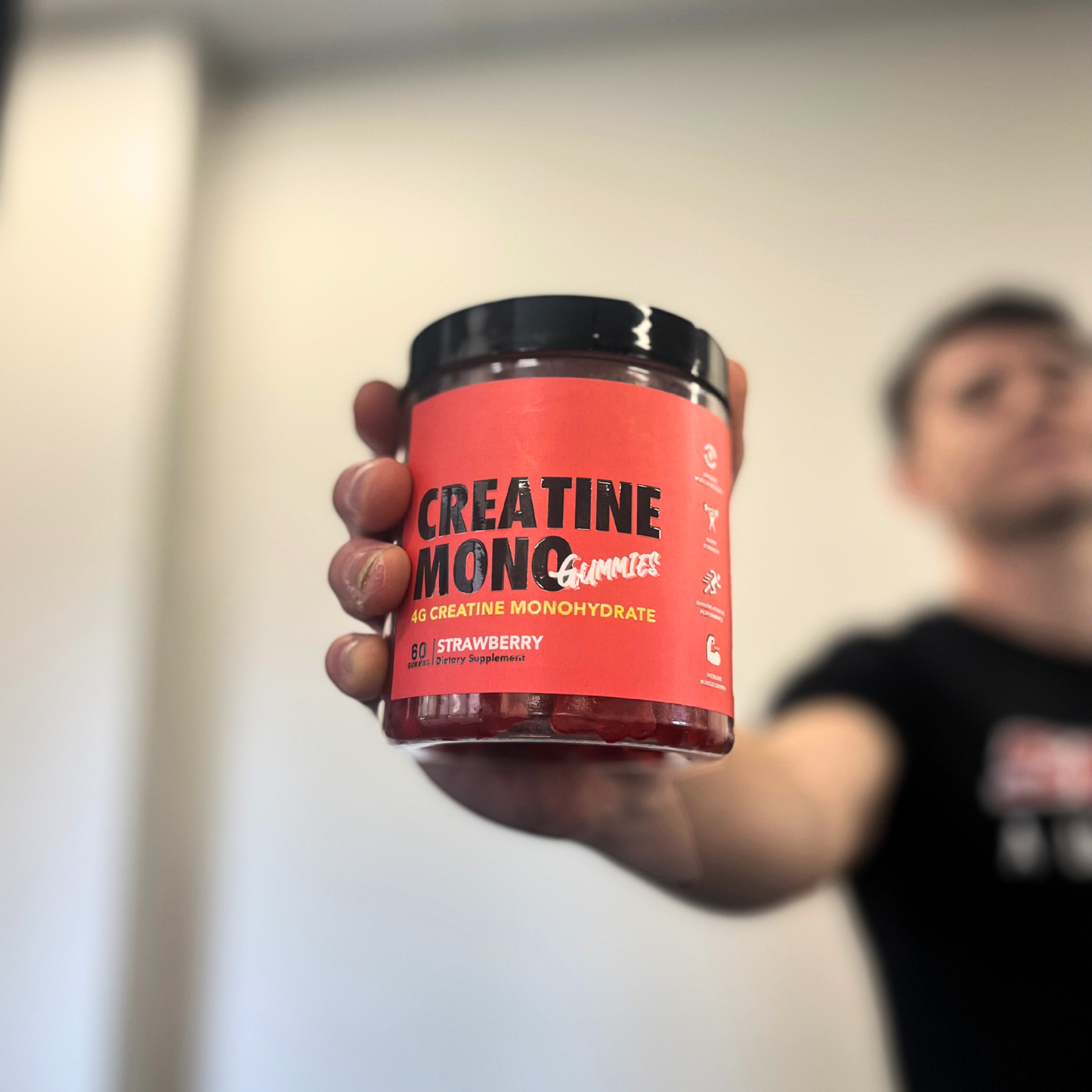 Creatine Monohydrate Gummies 4g per serve - Strawberry