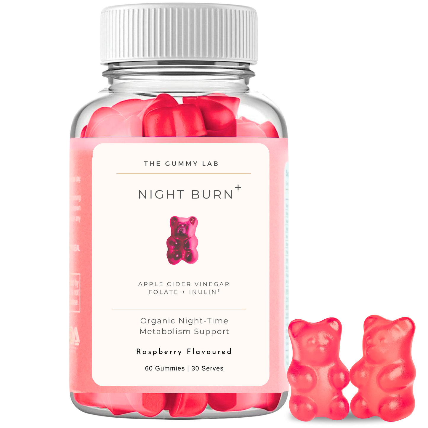 Night Burn Gummies with KSM-66 - Organic Night Time Weight Management