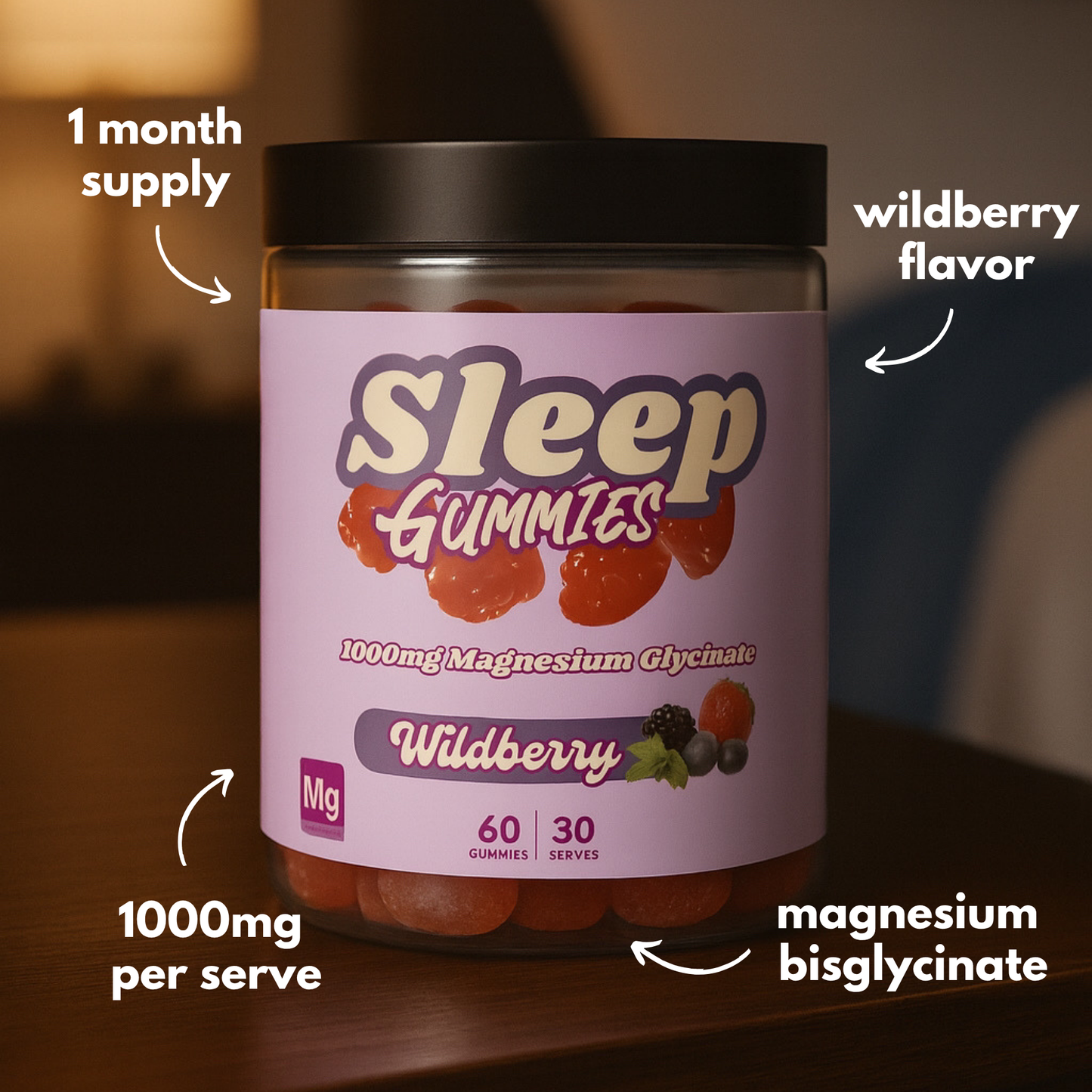 Complete Night Recovery Triple Stack – Magnesium + Sleep + Burn Baby Sleep Gummies