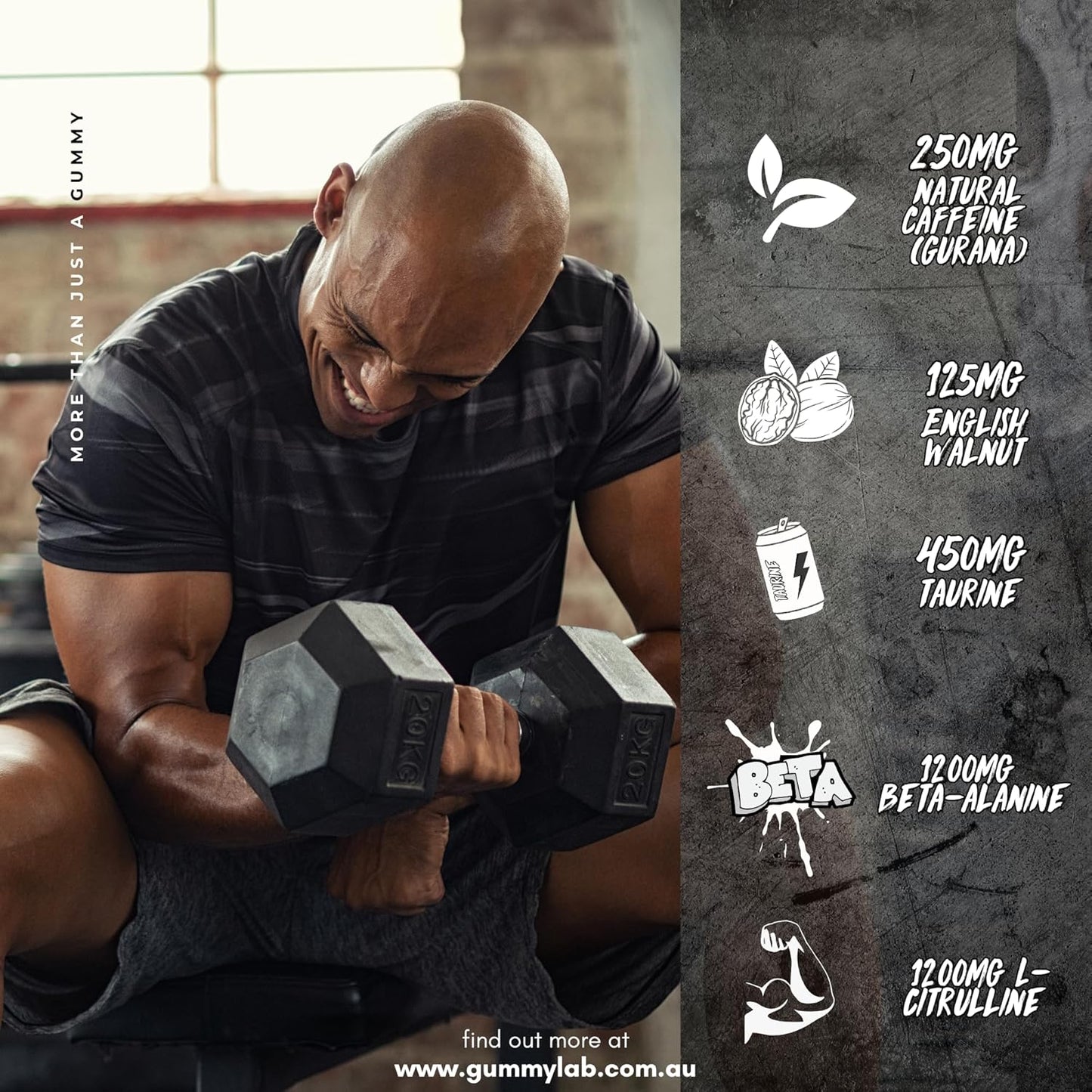 Kraken Gummies - Stim Pre Workout Gummies 60 Serves