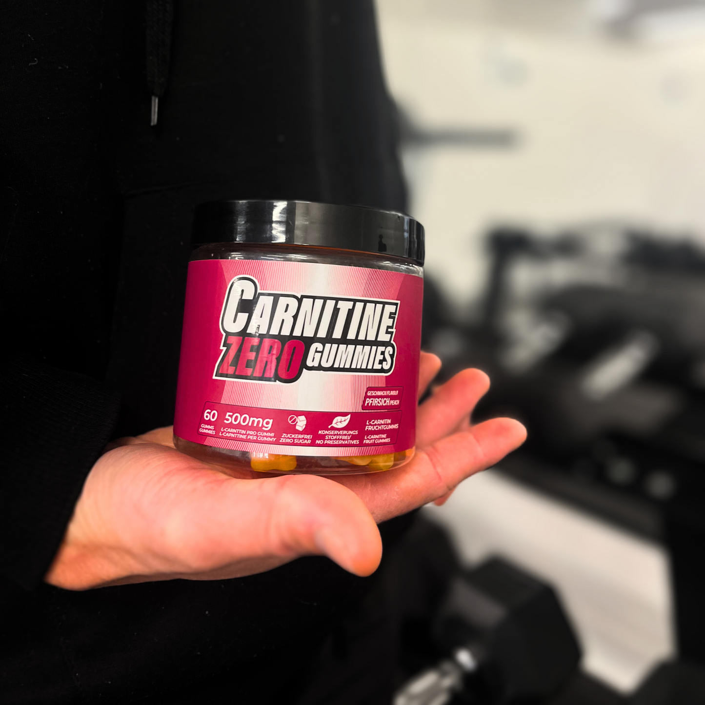 L-Carnitine Gummies 1000mg German Engineered - Peach Flavour