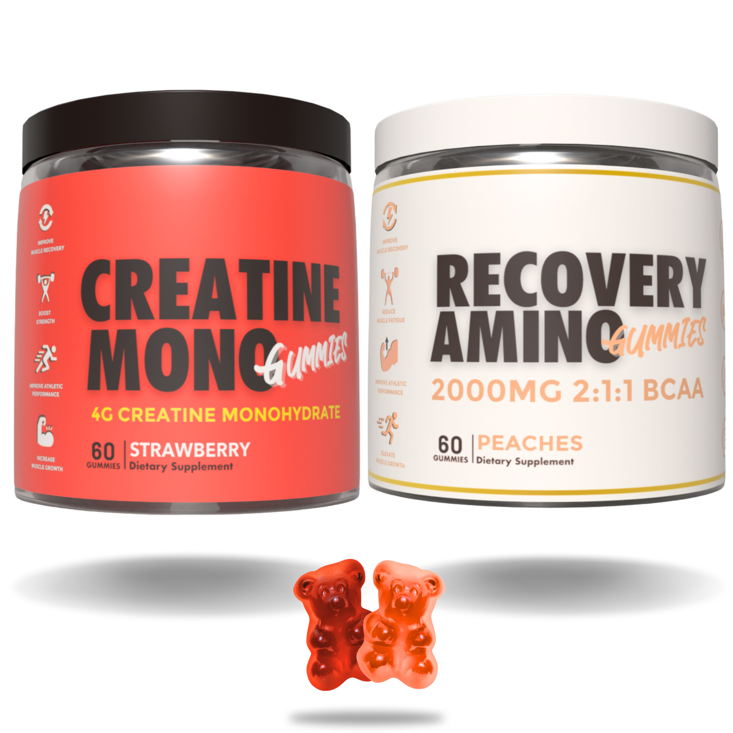 Creatine Monohydrate + BCAA Recovery Gummies image 0