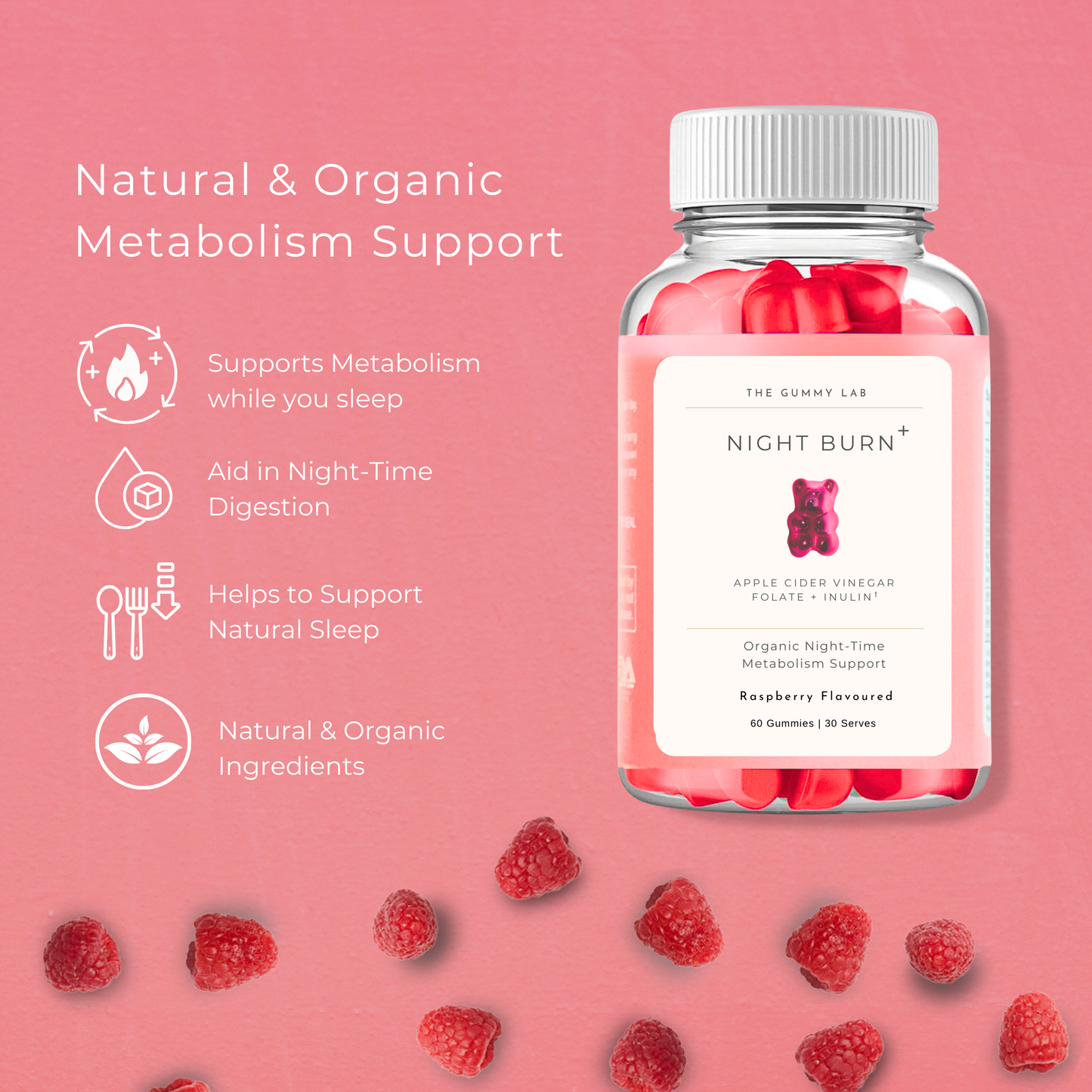 Night Burn Gummies - Organic Night Time Weight Management image 1