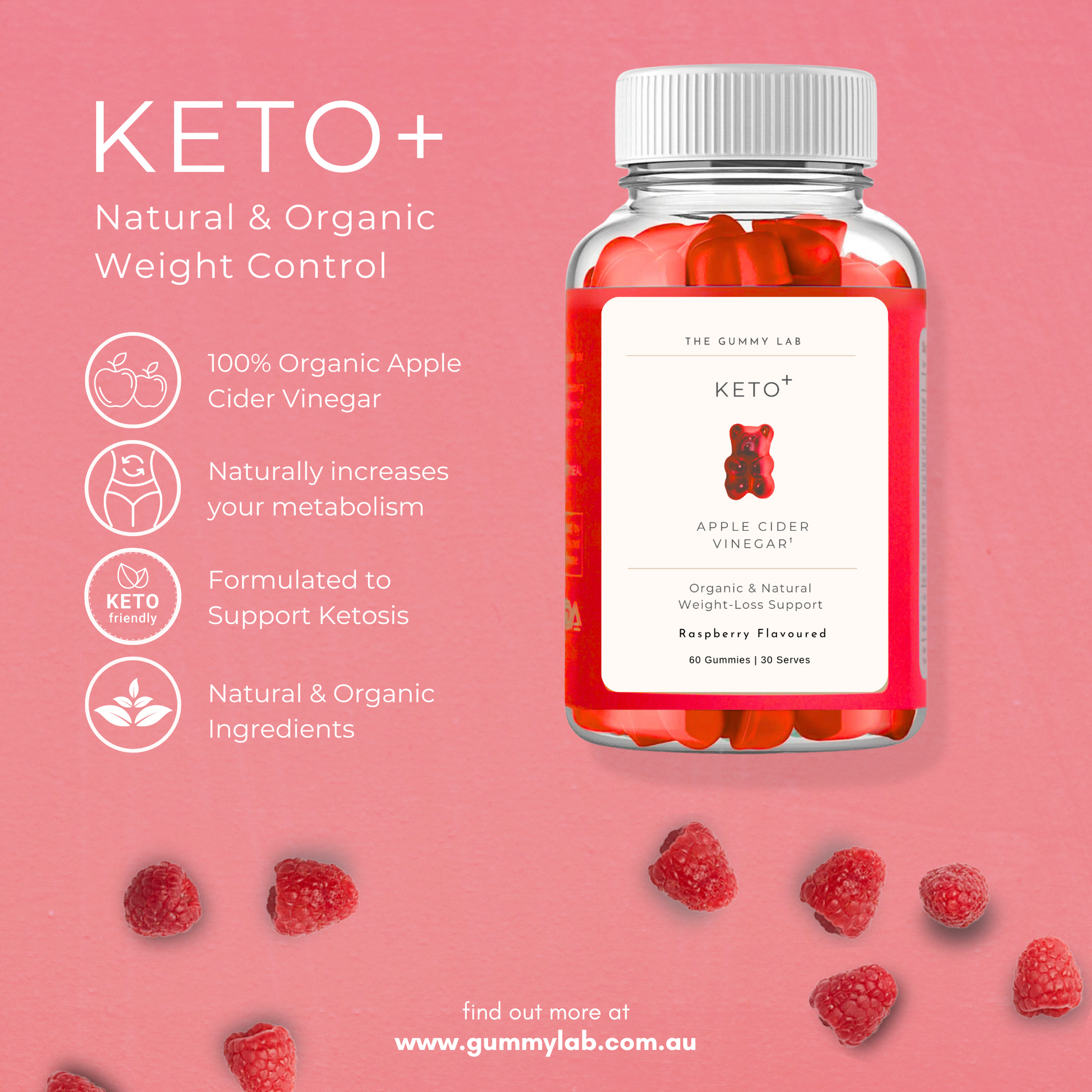 Keto+ Apple Cider Vinegar Gummies image 2