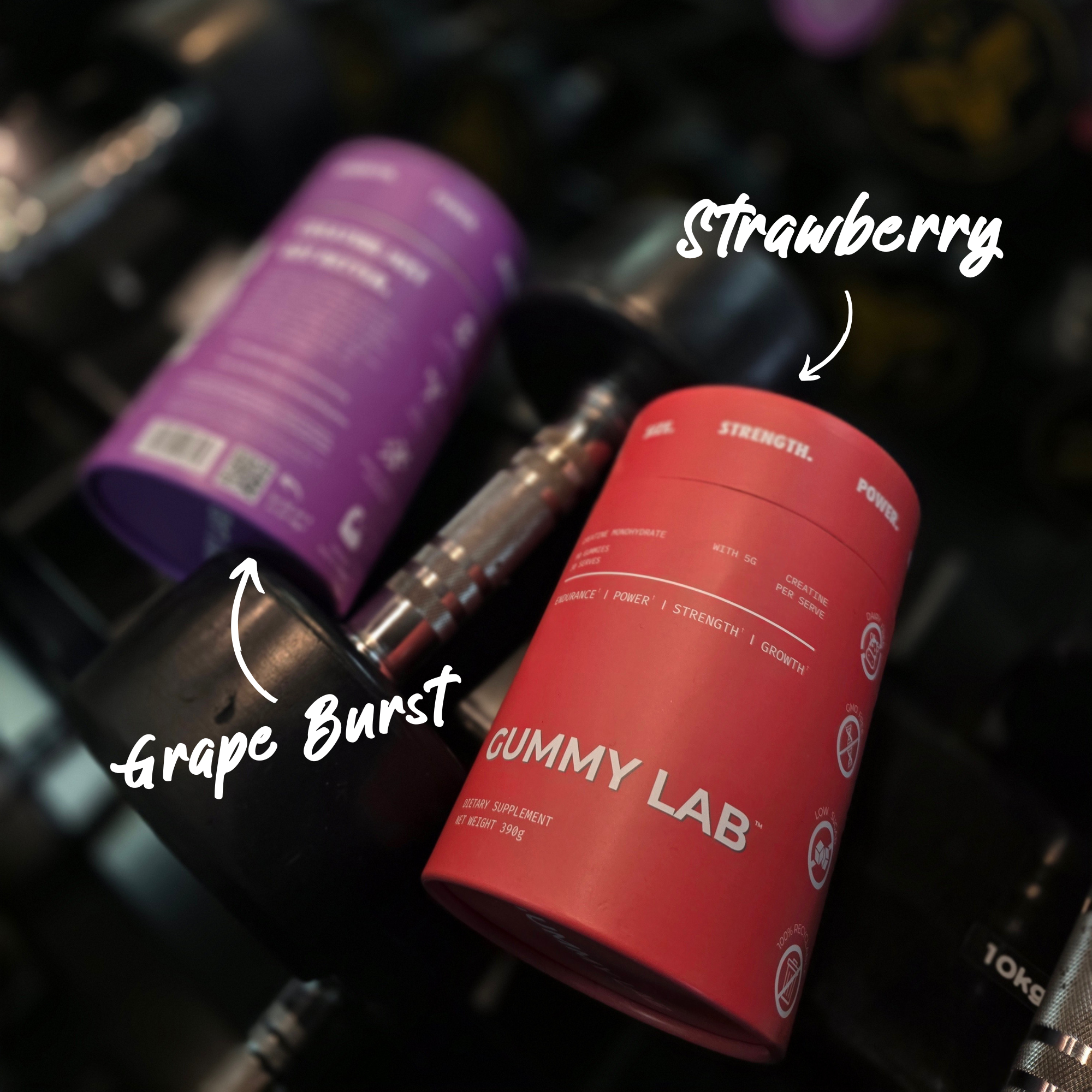 Creatine 5G Gummies Individually Wrapped Twin Pack