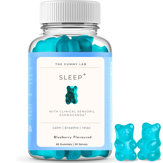 Nighttime Wellness Gummies with Ashwaganda - Blueberry Flavour