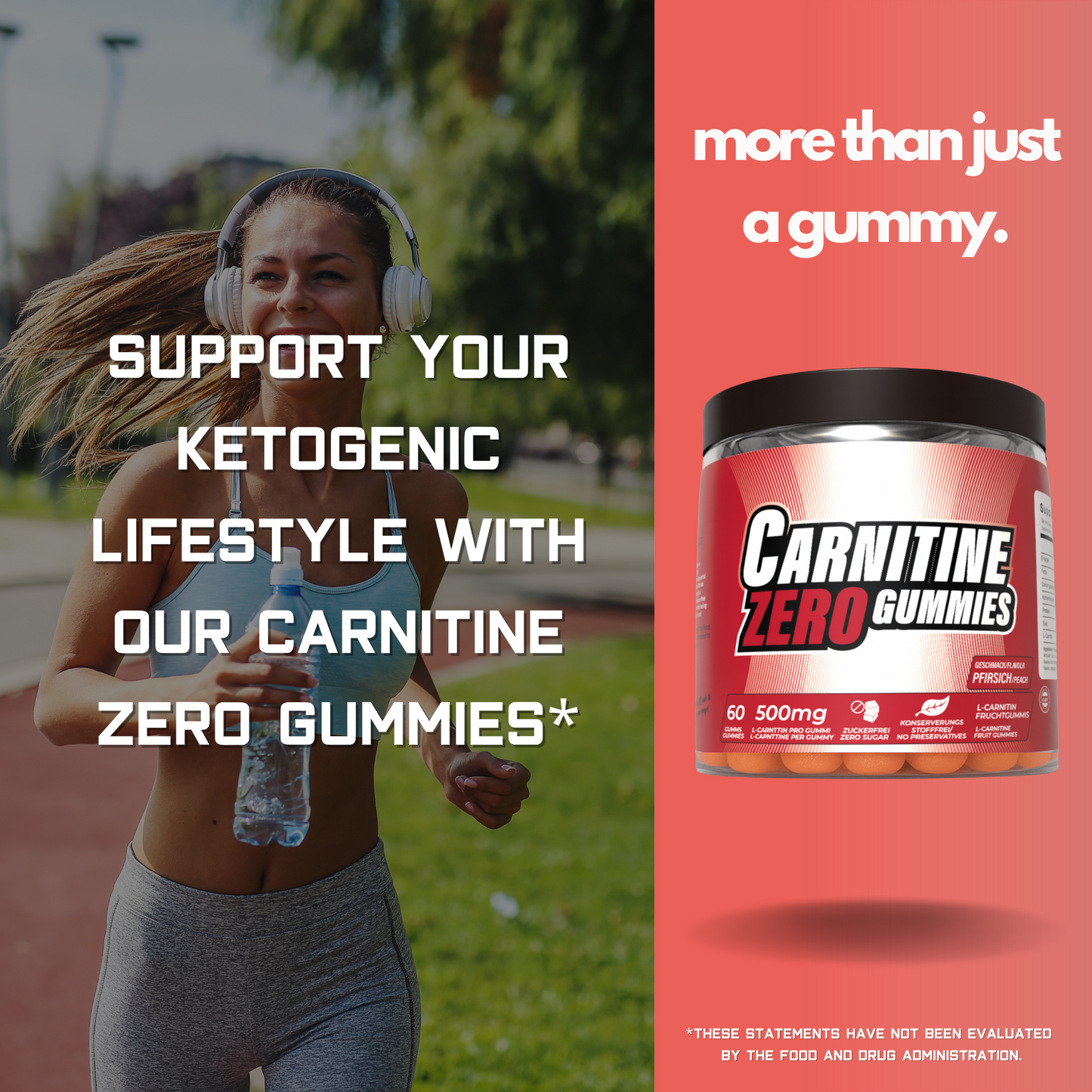 Booty Builder Gummies + Carnitine Fat Burner Gummies