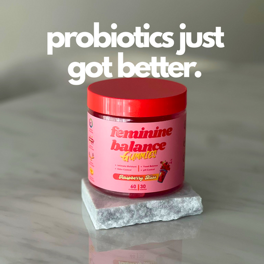 Feminine Balance Probiotic Gummies for Women with Cranberry