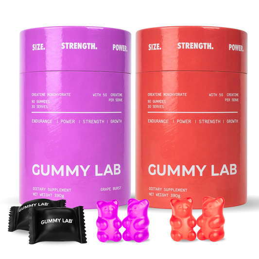 Creatine 5G Gummies Individually Wrapped Twin Pack