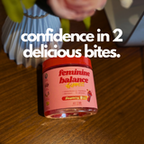 Feminine Balance Probiotic Gummies for Women with Cranberry