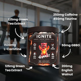 Kraken Stim Preworkout + Ignite Stim Fat Burner Gummies