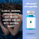 Nighttime Wellness Gummies with Ashwaganda - Blueberry Flavour