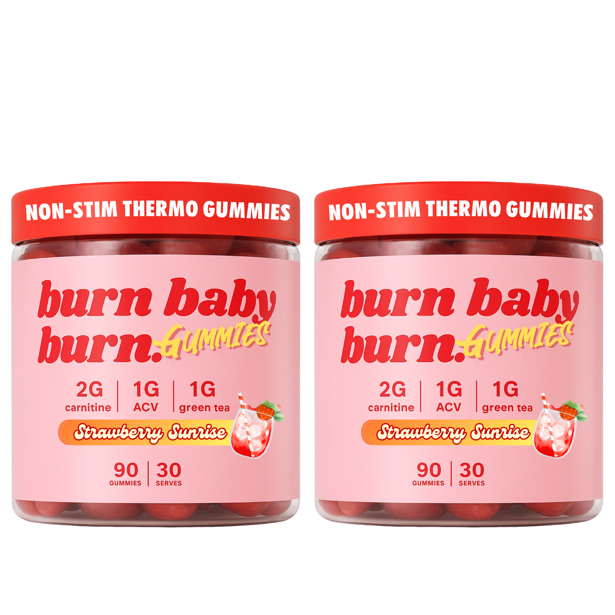 Burn Baby Burn® – Preworkout Thermo Fat Burner Gummies with L-Carnitine