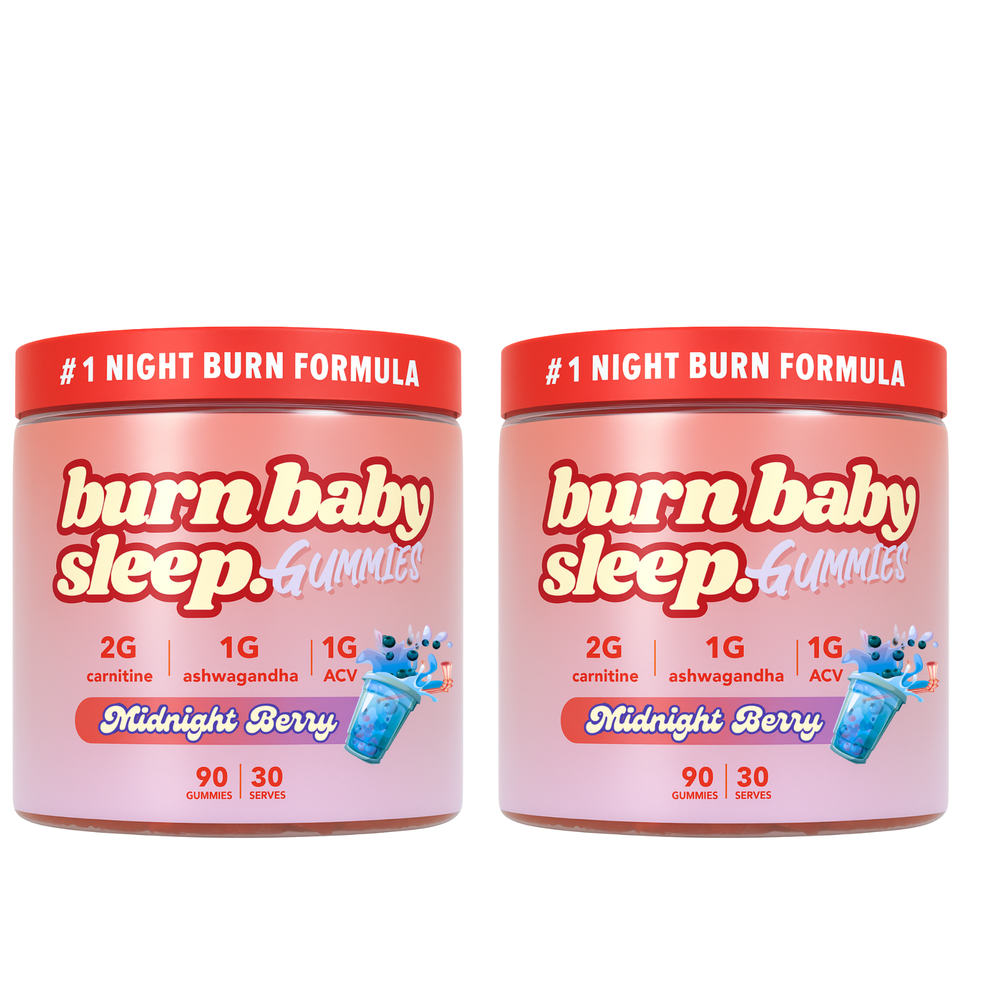 Burn Baby Sleep® – Night Burn Gummies with L-Carnitine & Ashwagandha