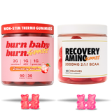 Burn & Recover Stack – Burn Baby Burn + Peach BCAA Gummies
