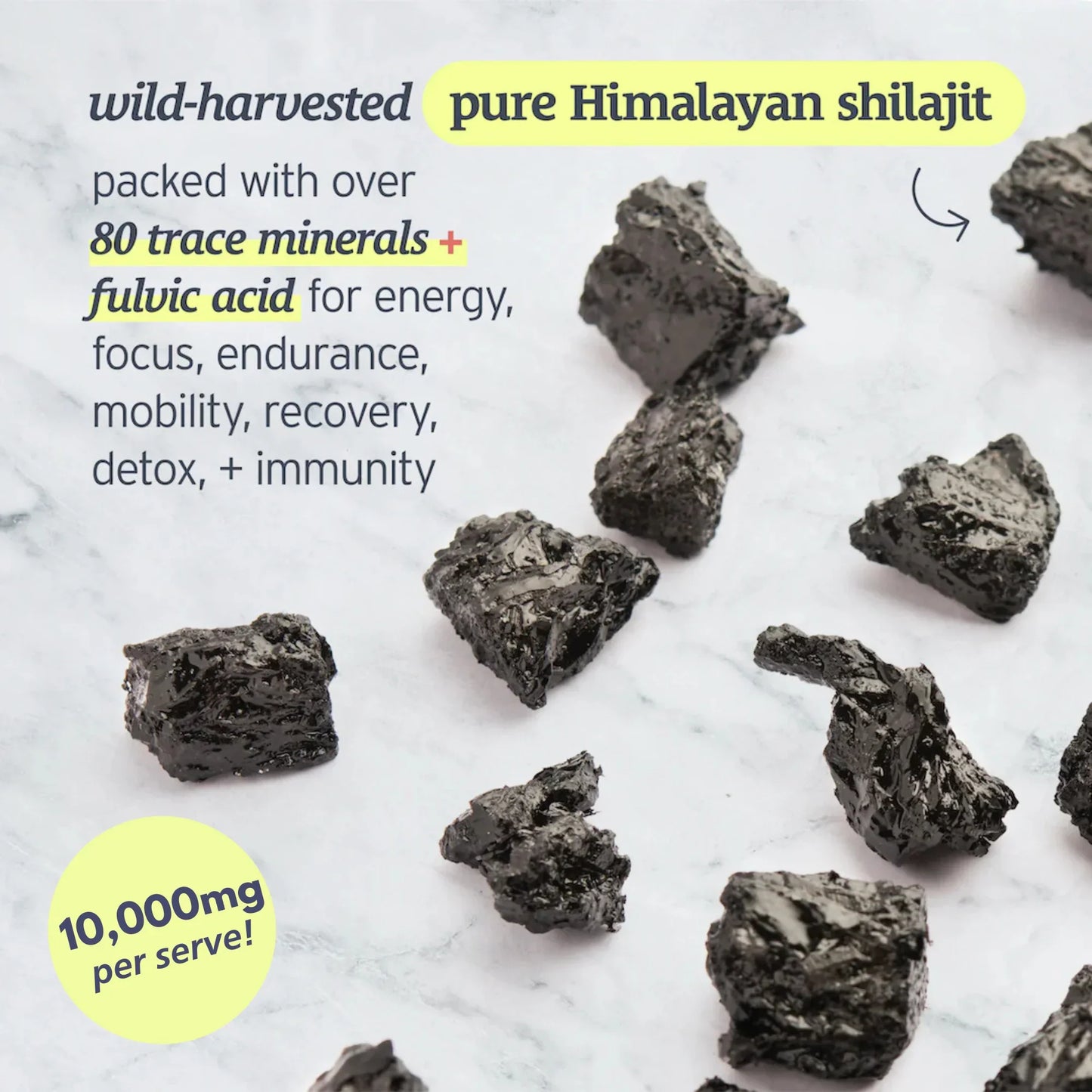 Shilajit Gold Gummies with Ashwagandha, Gokshura & more