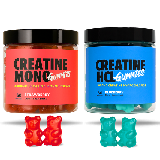 Lean Performance Stack – Strawberry Mono × Blueberry HCL Creatine Gummies