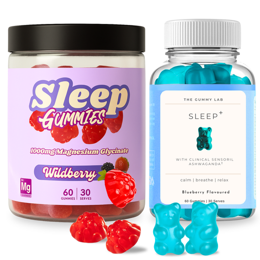 Magnesium and Ashwagandha Sleep Gummies Twin Pack – Calm Mind & Deep Sleep Support
