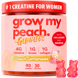 Grow My Peach Gummies - Booty Builder with Creatine, BCAAs & Collagen