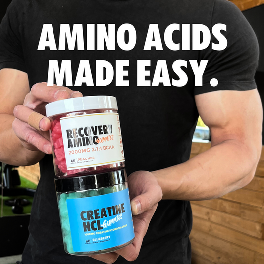 BCAA Gummies - 2:1:1 Branched Chain Amino Acids Peach Flavour