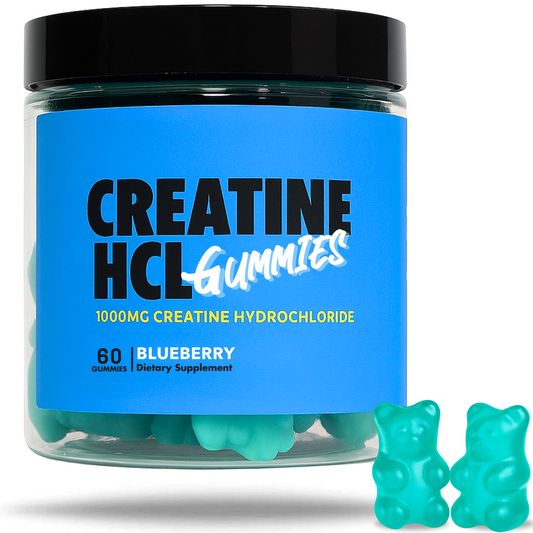 Creatine Hydrochloride (HCL) Gummies - Blueberry Flavour